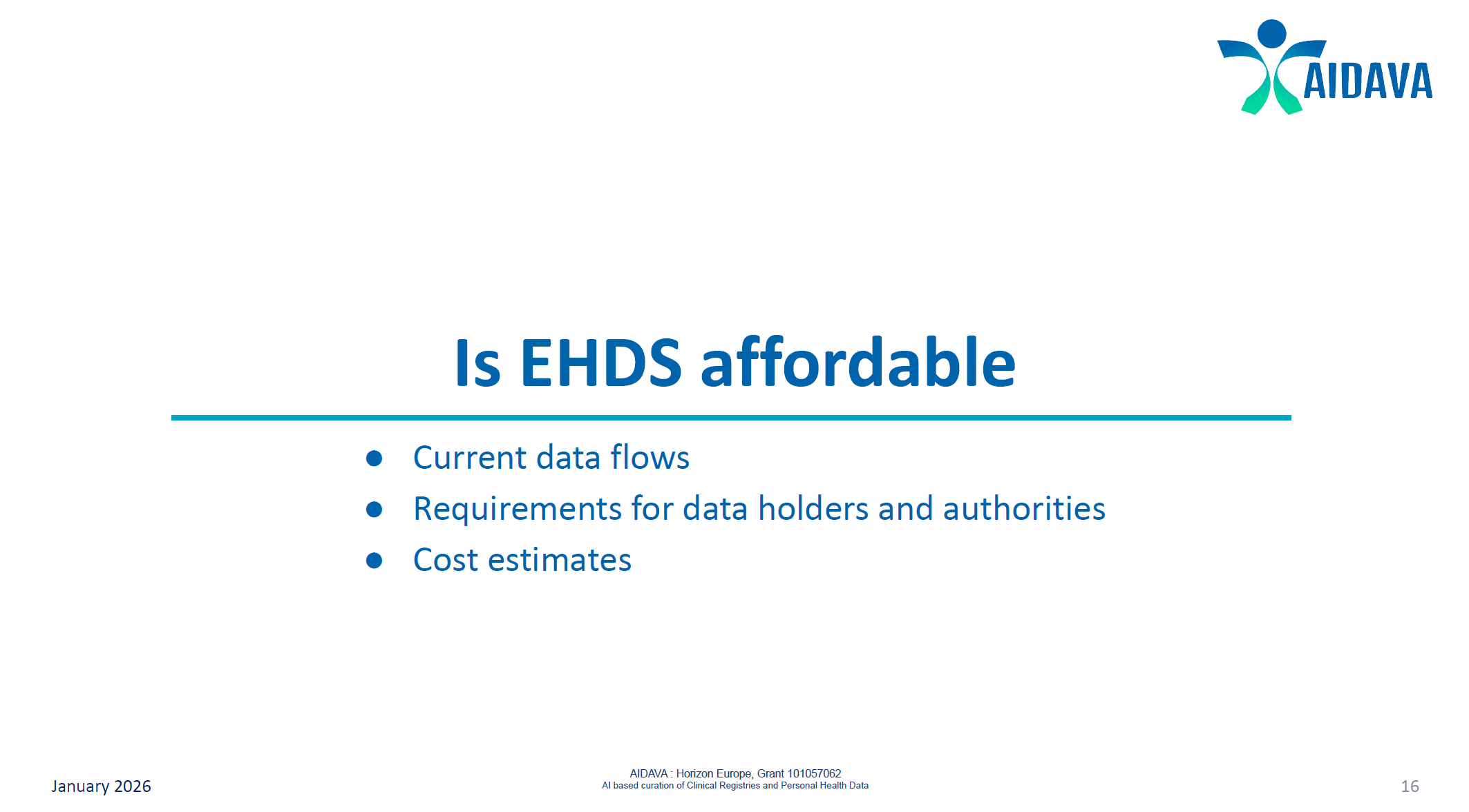 Is EHDS affordable
